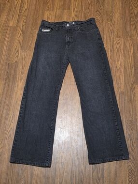 Wilke-Rodriguez Men’s Black Denim Jeans Made in Canada Waist 31 Straight Fit A16